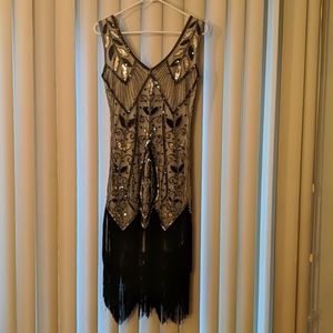 NWT 1920s style flapper dress Size Sm
